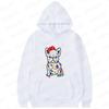 Funny French Bulldog Dog E Christmas Hoodies Woman Y2K