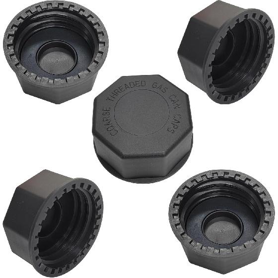5 Gallon Gas Can Cap Replacement, Fits Most 1/2/3/5 Gallon Gas Cans, Portable Gas Tank Lid For 5+ Gallon Plastic And Metal Gas Cans, Includes Spout