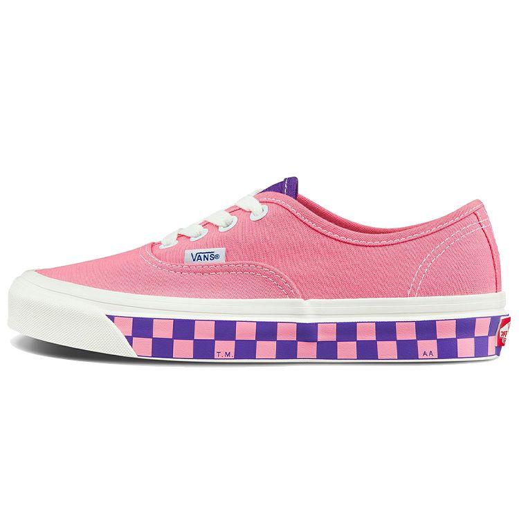 Vans Style 44 Checkerboard Casual Low-Top Skate Shoes Unisex sneaker Purple Pink VN0A54F241K