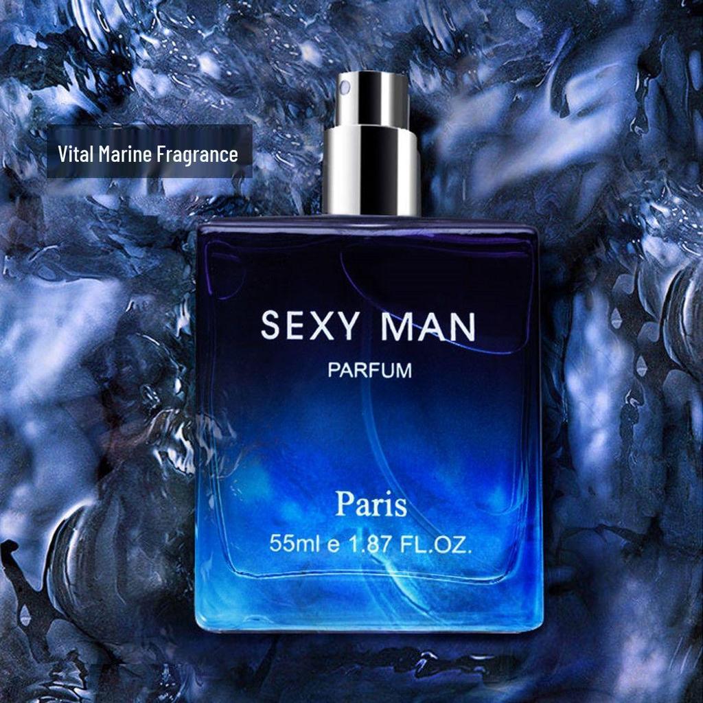Jiaobaolan Men's Long-Lasting Light Fragrance Eau De Cologne - Gentleman Blue Temptation Passion