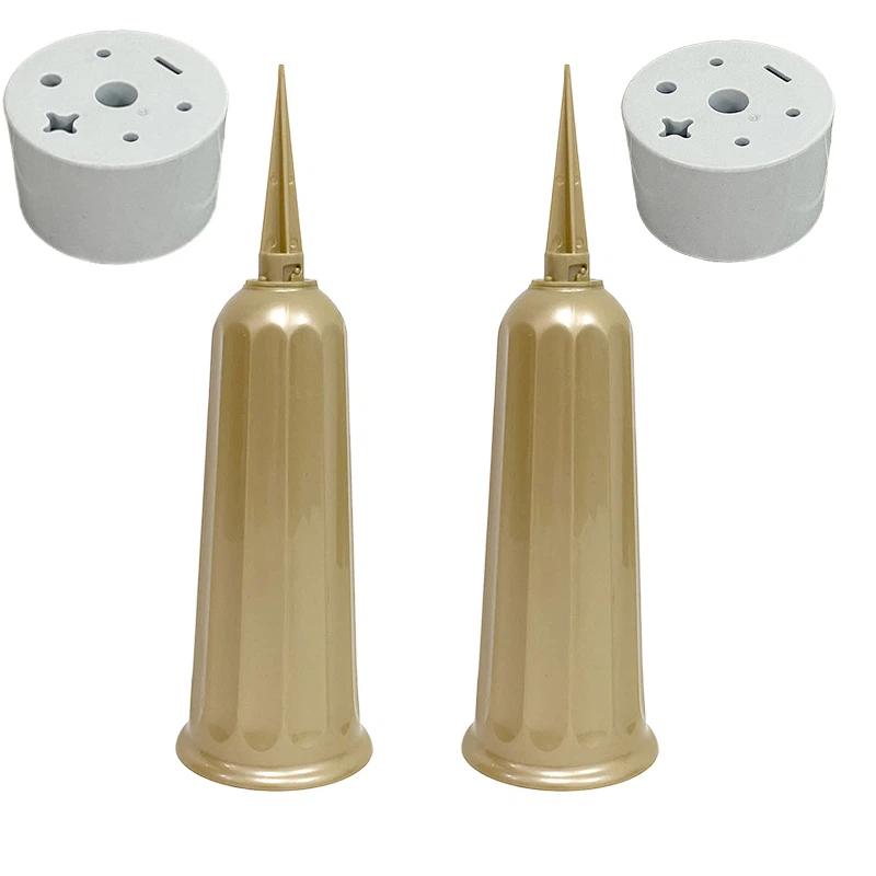 1/2Pcs Cemetery Vase With Spikes Plastic Floral Vase Holder For Gravestone Grave Yard Ground Outdoor Flower Marker Decorations