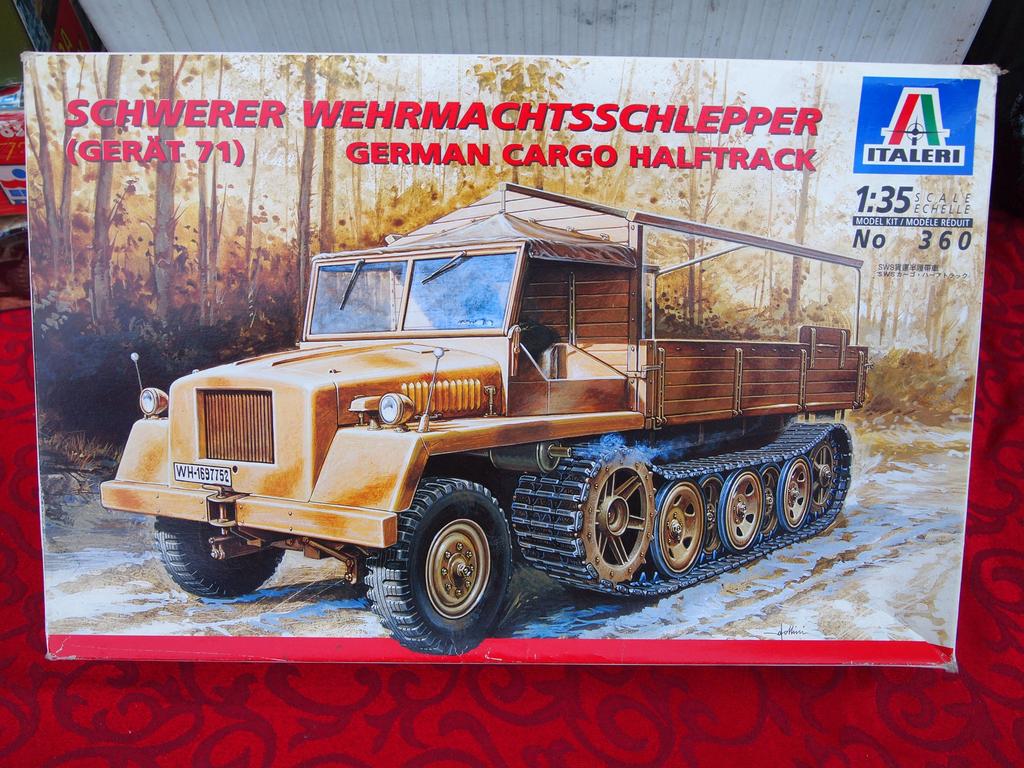 Italeri 360 SWS Cargo Half-Track (Tamiya-Italeri Series 39360)