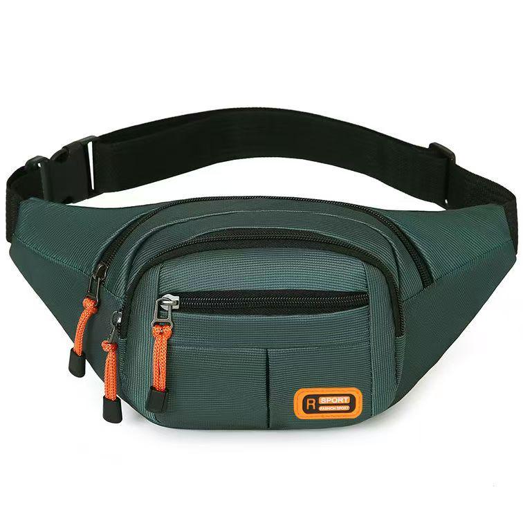 Unisex Waterproof Sports Waist Bag - Large Capacity Multifunctional Chest Bag for Business, Outdoor, and Mobile Phone Use