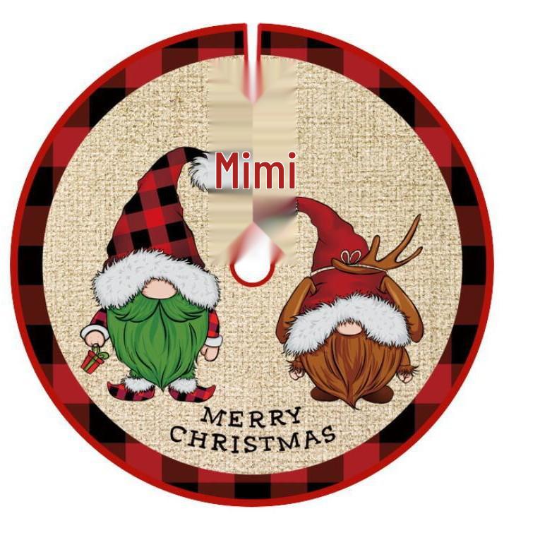 

Креативная милая юбка для рождественской елки для праздничного декора