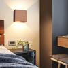 Modern Indoor Wall Lamps Simple Square Wall Lamps Bedroom Living Room Lighting Fixtures Aluminum Gold/Coffee Colored Lights
