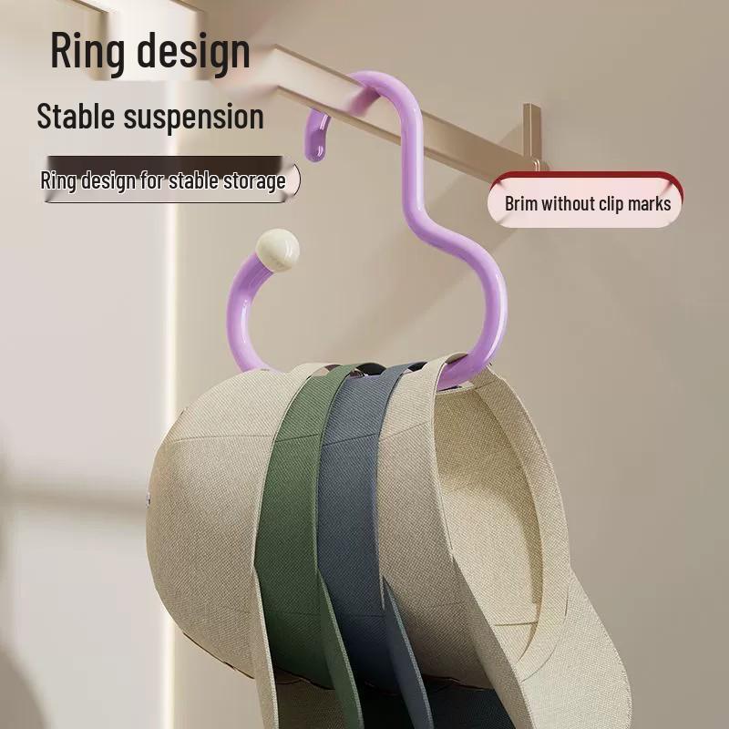 New Home Dopamine Hook: No-Punch Clothes, Hat, Belt & Scarf Storage Rack