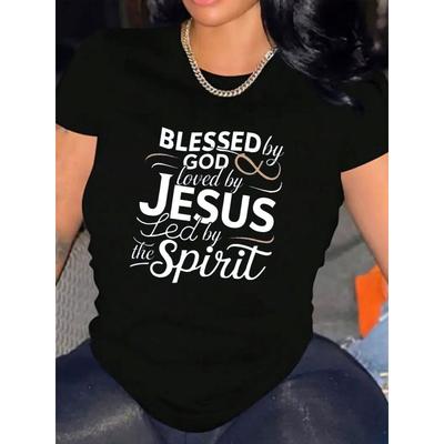 Damen Lässiges Rundhals Kurzarm Weiches Atmungsaktives Streetwear T-Shirt