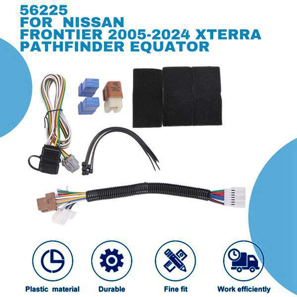 56225 4-Pin Trailer Hitch Wiring Harness for 2005-2024 Nissan Frontier