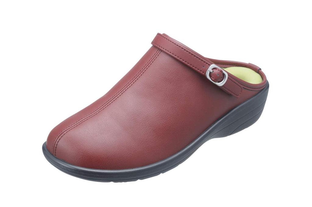 6860 Sandals for Wine [Pansy] Women, Sabot, 2-Way, Soft, Lightweight, LL,