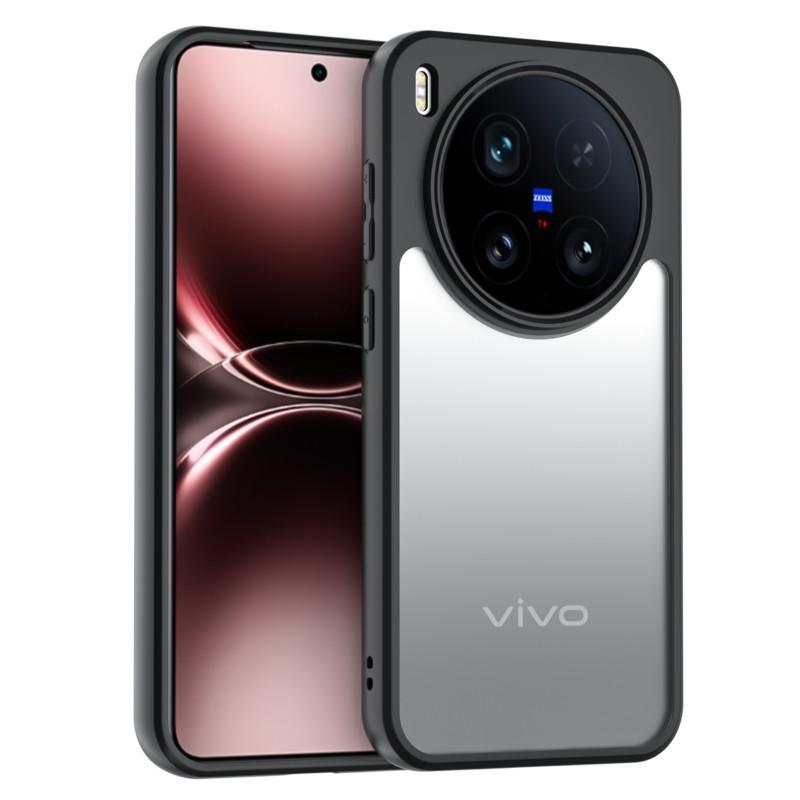 For Vivo X300 Case for Vivo X300 Cover TPU Phoen Case Simple Black Matte Shell Anti-fingerprint Phone Case For Vivo X300