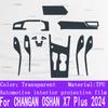 For CHANGAN OSHAN X7 Plus 2024 Car Gearbox Panel Film Dashboard Protective Sticker Interior Anti-Scratch Film Cover Accessories
