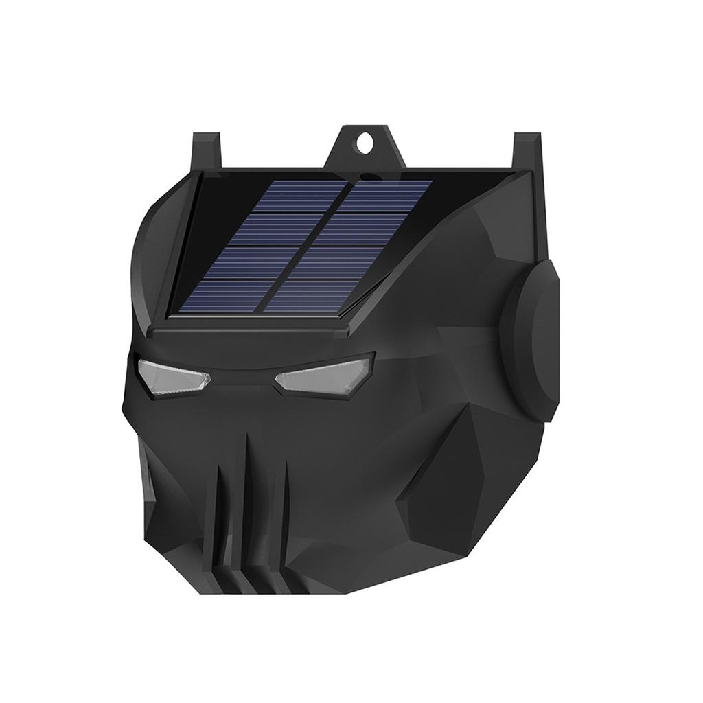 Solar Animal Repelling Device with Flashing Red Lights Wildlife Deterrent for Garden Yard Farm