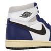 Air Jordan 1 Retro High OG Rare Air - Głęboki Królewski Niebieski Męskie Sneakersy Biały Czarny Neutralny Szary DZ5485-100