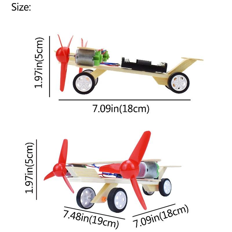 

Электрический двухвинтовой планер DIY Модель Набор Игрушки для мальчиков Наука Дети Творческий Физика Игрушка Ручной Работы Деревянная Пластиковая Модель