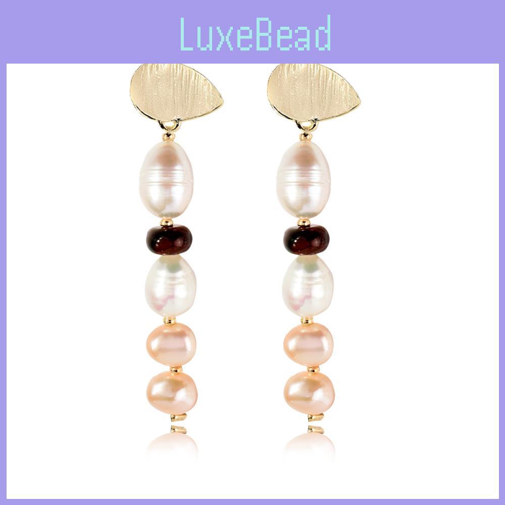 Exquisite Natural Shell And Pearl Earrings For Women Stylish Geometric Design