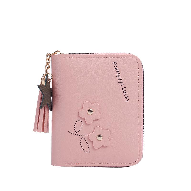 2021 Women's Zipper Flower Coin Purse: Korean Style, Mini, Versatile