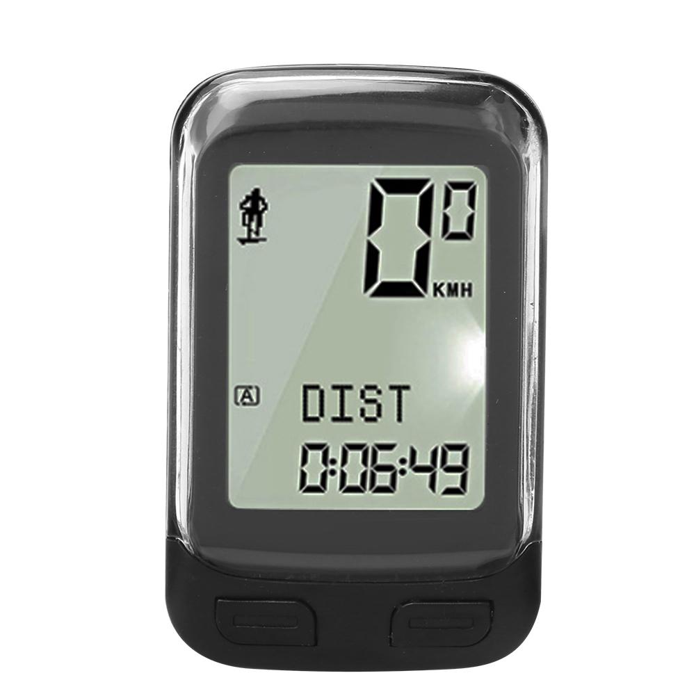 Mountain Road Bike Wireless Odometer Multifunctional Interface Large Screen Waterproof Velometer Support Five Languages