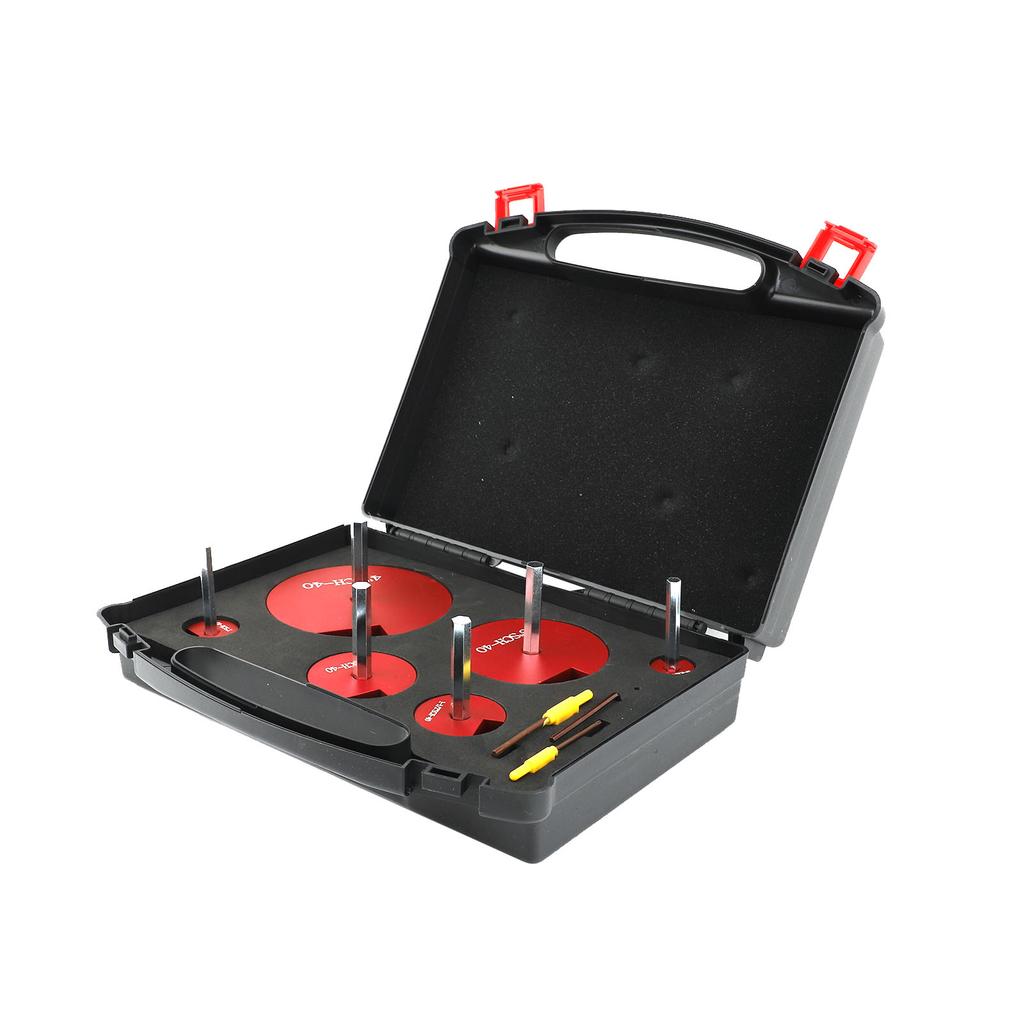 6 Stück PVC Rohraufweiter Kunststoffrohrfittings Sparer Schneidwerkzeugset für 12 Zoll Bohrmaschine SCH40 ABS CPVC