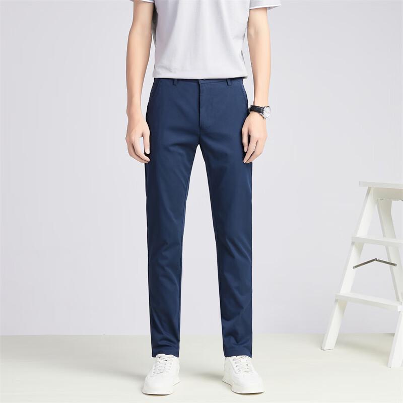 Firstview Men s Solid Workwear Casual Pants FX1053 38