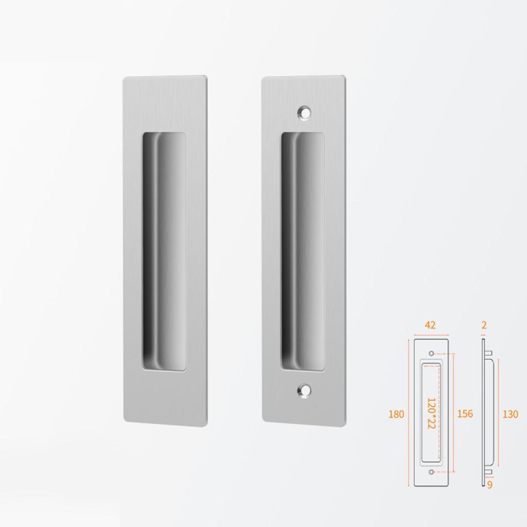 Modern Recessed Door Pull Hardware Collection Simple Installation For Wardrobes And Storage Areas