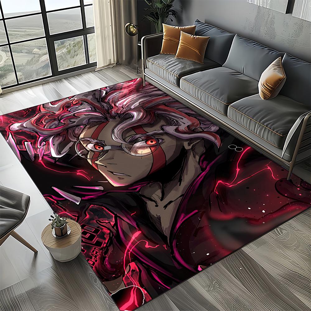 3D DAN DA DAN Anime Cartoon Teppich für Wohnzimmer Schlafzimmer Zuhause Sofa Dekoration, Kinder Spiel Rutschfeste Bodenmatte Geschenk
