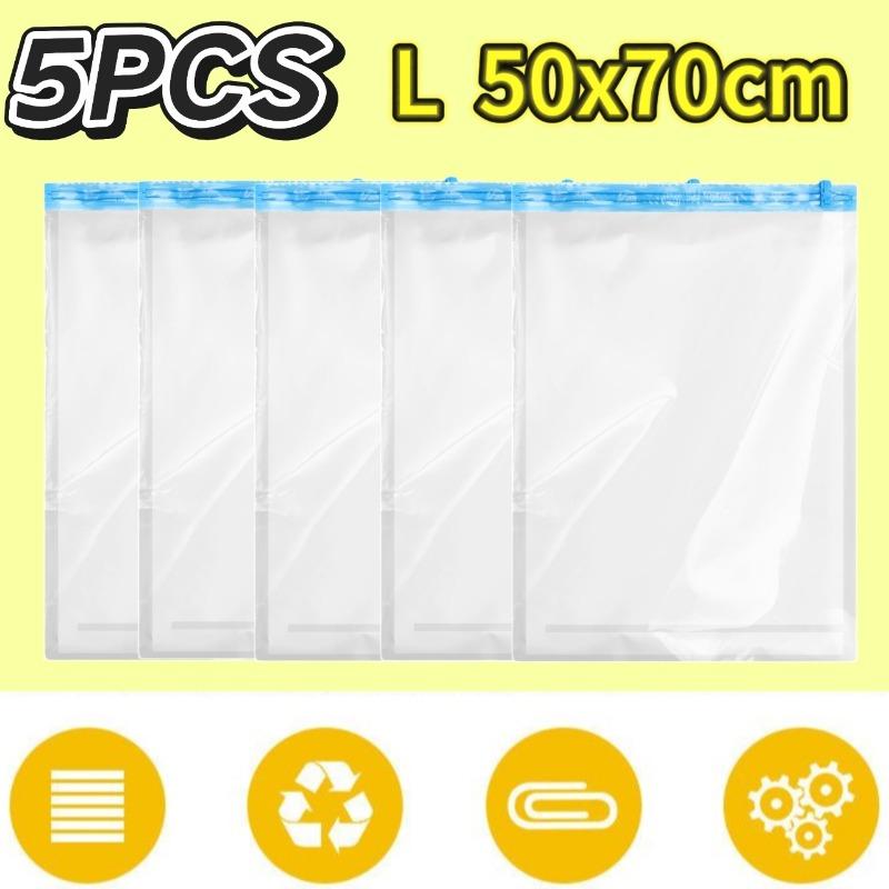 Reise Aufrollbare Kompressionsbeutel, Wiederverwendbare Vakuumaufbewahrungs-Organizer-Tasche, Platz sparen, Aufrollbare Kompression, für Rucksackgepäck