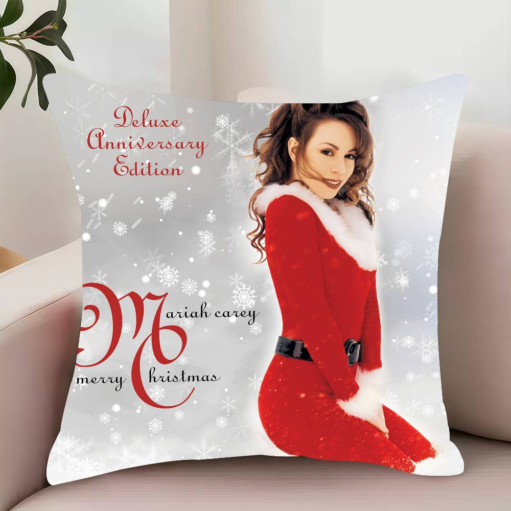 M-Mariah Carey Here for It All Pillow Case Decor Protective Covers Comfortable soft for Sofa Living Room Home office