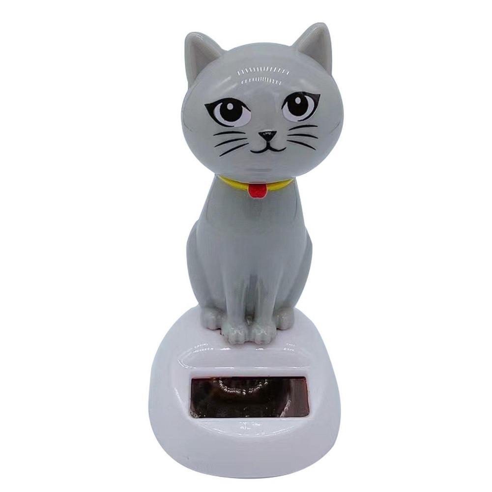 Cute Car Interior Solar Dancing Toy Solar Powered for Baby Child Gifts Swinging Animals Dashboard Ornament Auto Home Decoration