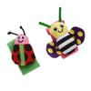 1 Pair Baby Wrist Rattles and 1 Pair Socks Rattles Set Educational Development Plush Toys Baby Gift