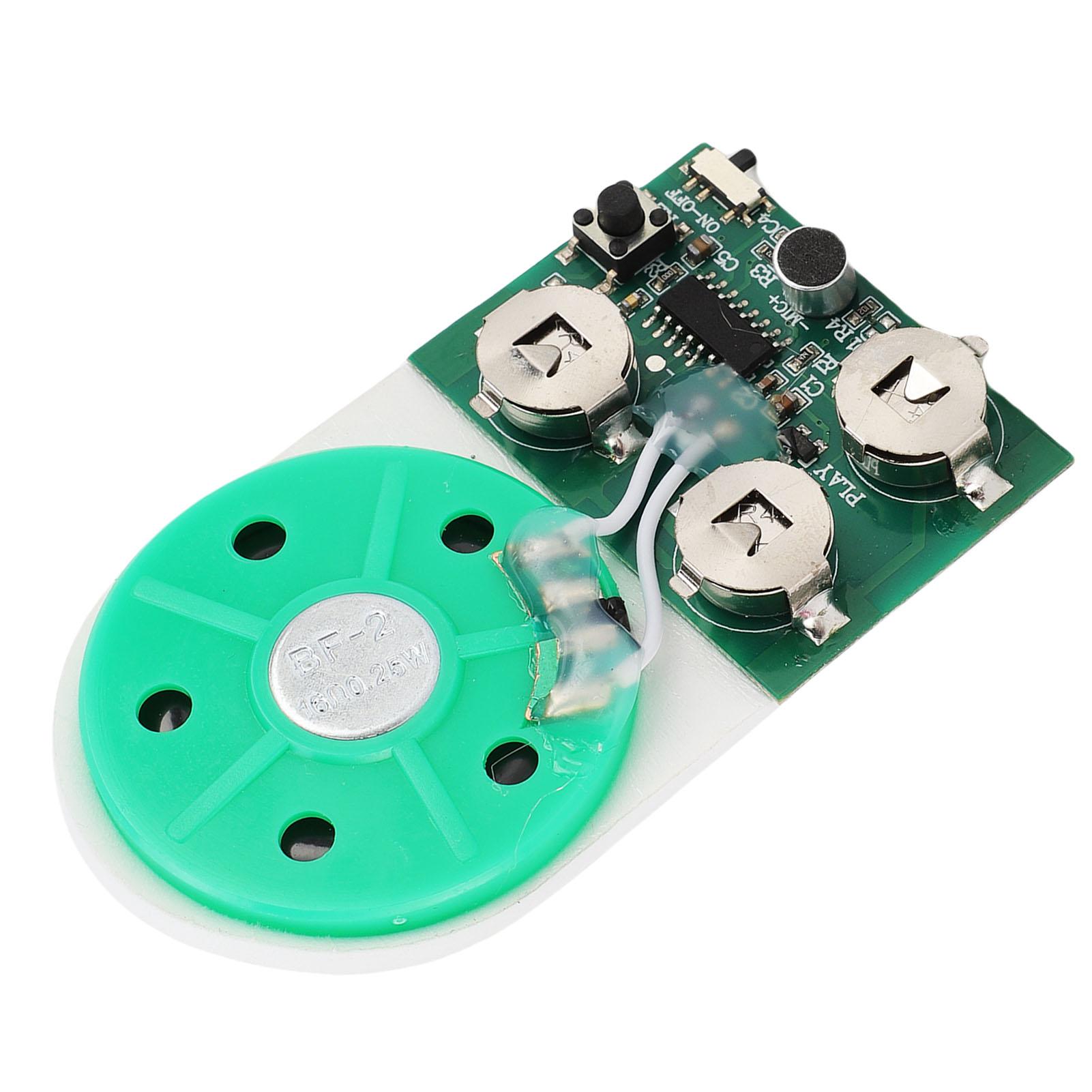 

Записуваний голосовий модуль 4 хвилини Функція повторного запису Музичний звуковий чіп для вітальної листівки для рукоділля