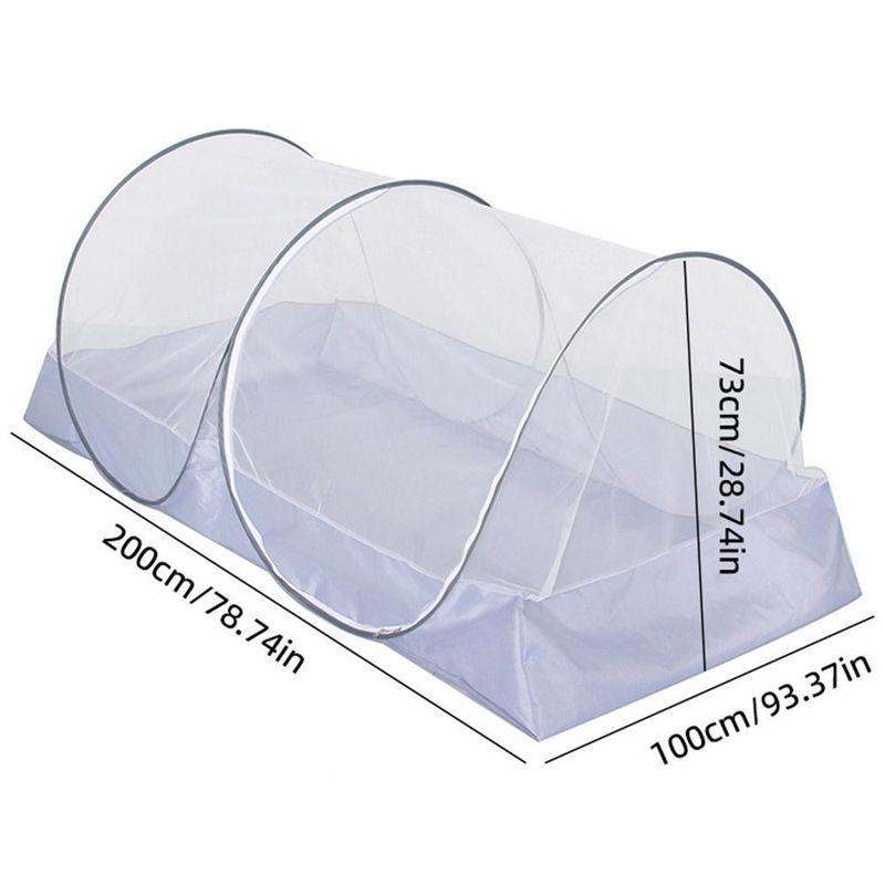 Anti Mosquito Travel Mosquito Net Portable With Bottom Mesh Sleeping Net Convenient Breathable Folding Mosquito Net Bed