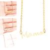 Mama letter necklace, simple English mother pendant, collarbone chain, a Mother's Day gift.