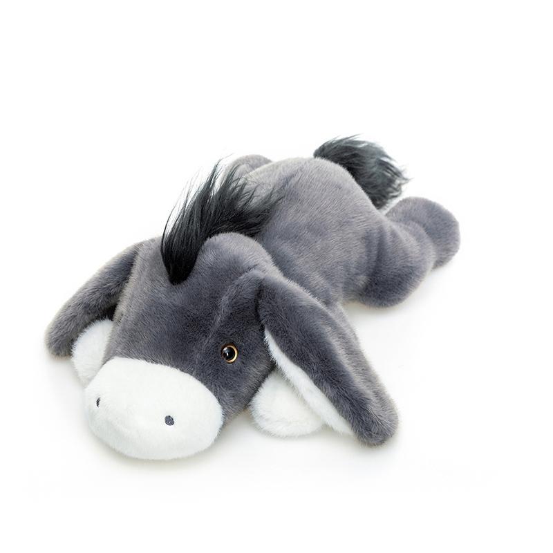 Cute Plush Donkey Pillow, Soft Stuffed Animal Toy, Appease Donkey Doll for Adult Comfort Companion for Sofa & Bed