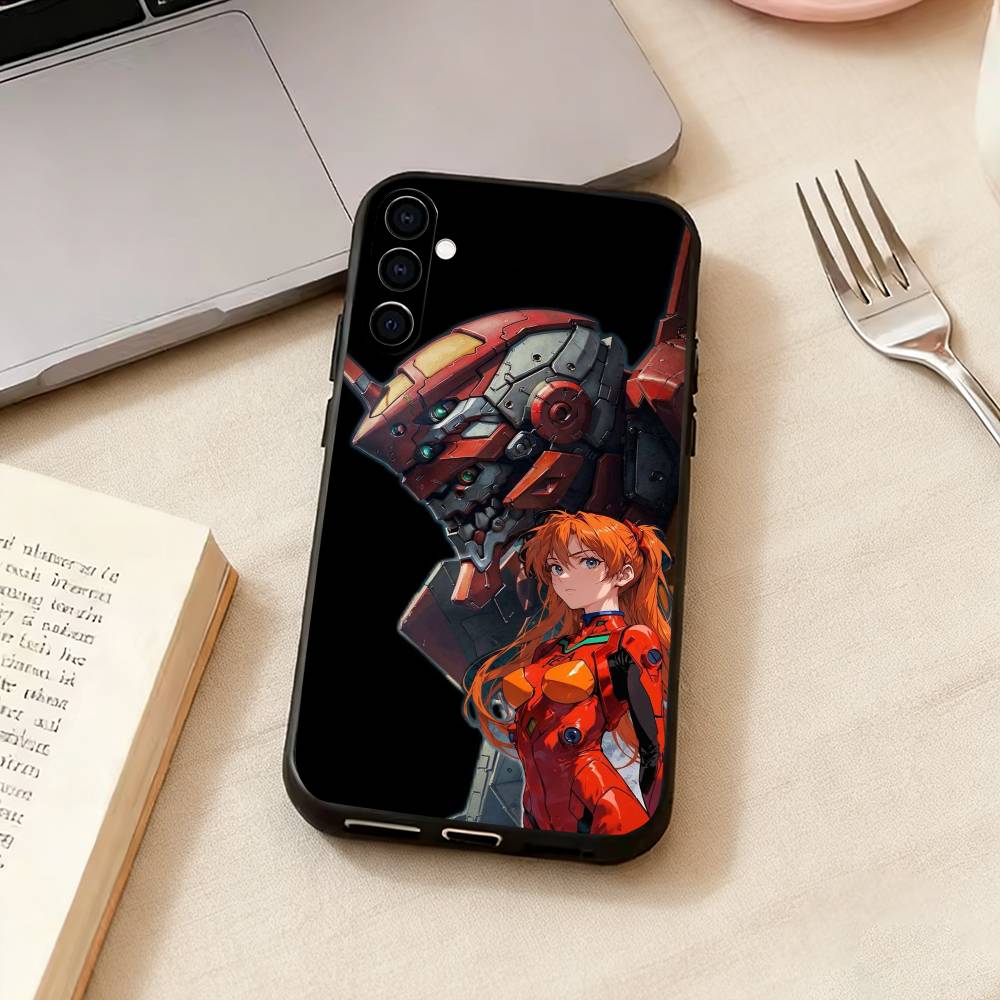 Neon-n G-Genesis E-Evangelion Phone Case For Samsung Galaxy A73,A72,A71,A70,A53,A52,A51,Others Soft Black Cover