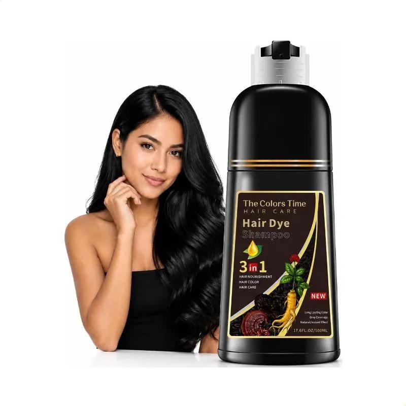 Natural Ginger Hair Dye Shampoo Rr Kaisasa 500ml -sas
