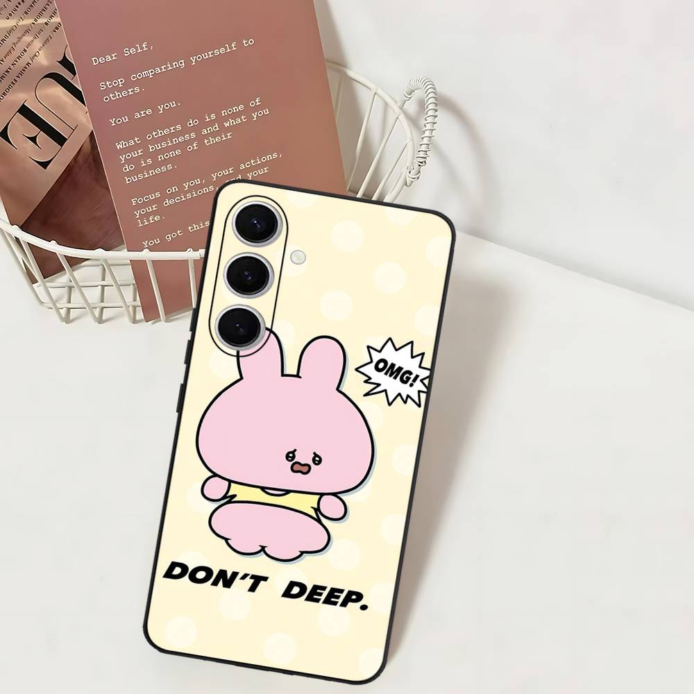 

Asamimichaan Asleep Cute Asamimi Phone Case For Samsung S 24 Fe 25 Ultra Plus 20 Lite 21 30 22 23 24 22 Ultra 5G Fundas Samsung S23 ULTRA 5G