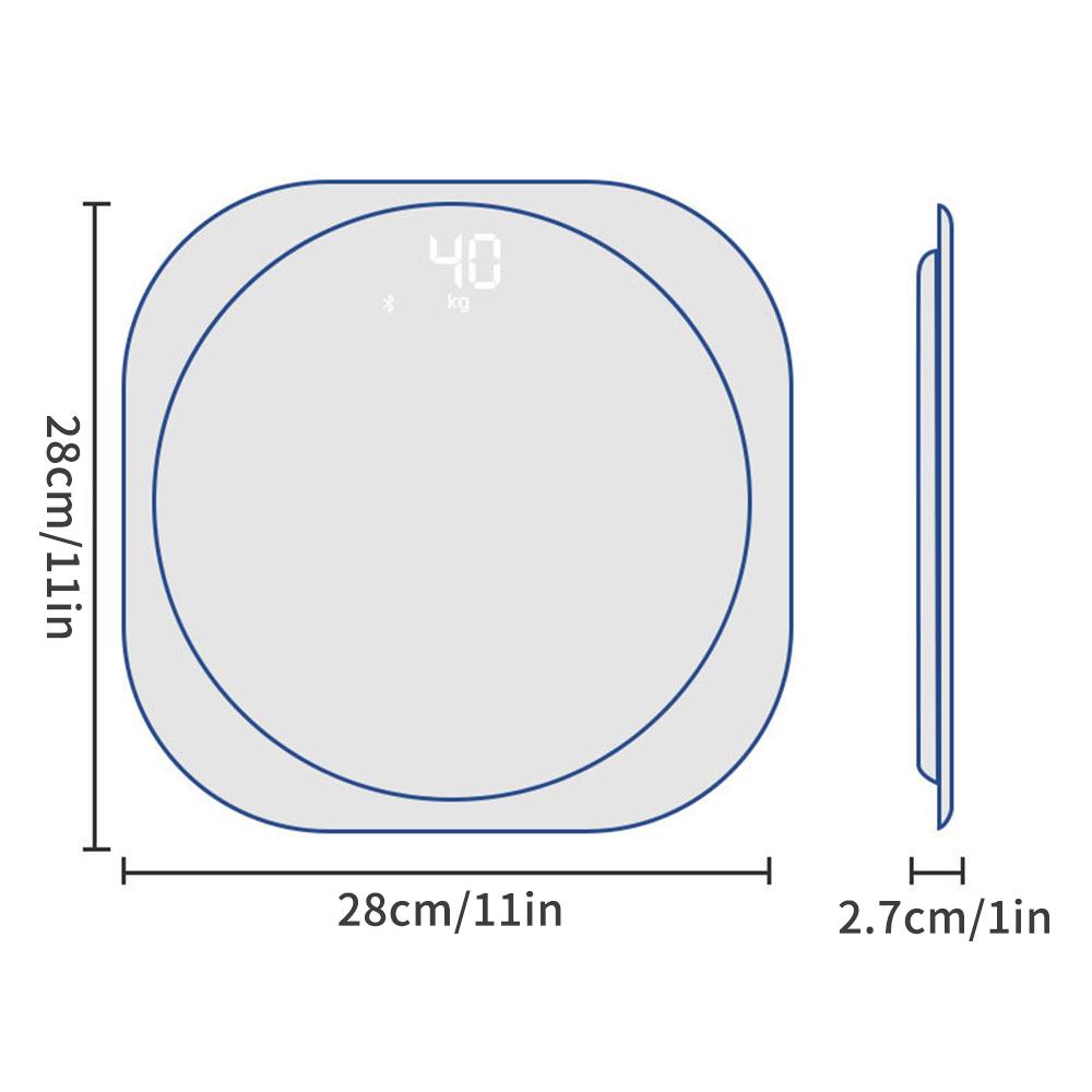 Creative Weight Scale Intelligent Home, Human Atmosphere, Night Light, USB Weight Monitoring For XIAOMI Lenvo