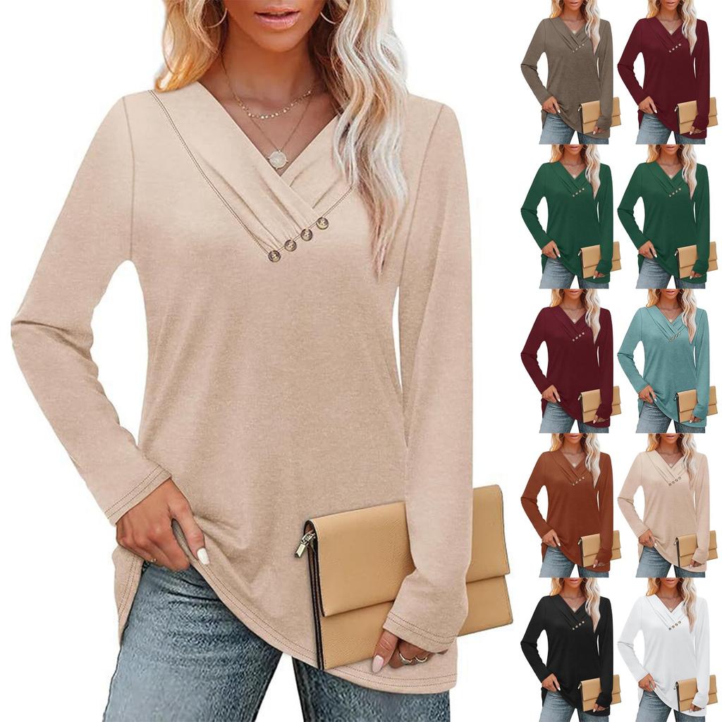 Women's Fashionable Long Sleeve Elegant Commuting And Casual Top