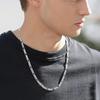 1PC 2.5MM Men's French Figaro Necklace Chain 18K Gold Plated  Copper Plated Long Chain Necklace Unisex Jewelry 16-30inch