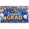 Graduate Display Triangular Flags Graduation Banner Degree Ceremony Backdrop Tassel Accent Grad Party Banner For Ceremony Photo