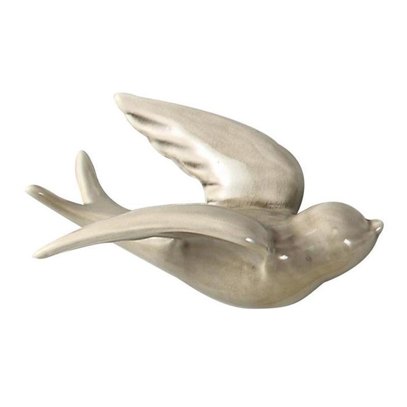 1 Pcs Colorful Swallows Wall Mounted Hanging Decoration Crafts Nordic Ceramic Wall Mount Hanging Ornaments For Home Wall Decor