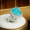 New Product Simulation Paraiba Ring Princess Fangcaibao Candycaibao Ring Personality Retro