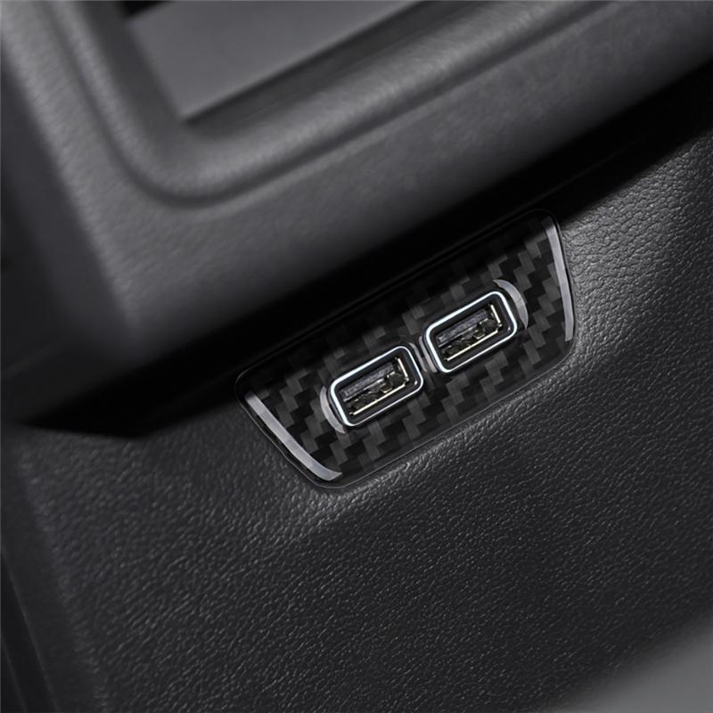 For Volkswagen VW Golf 8 MK8 GTI 2025 Car Carbon Fiber Interior Button Panel Trim Sticker Frame Styling Accessories