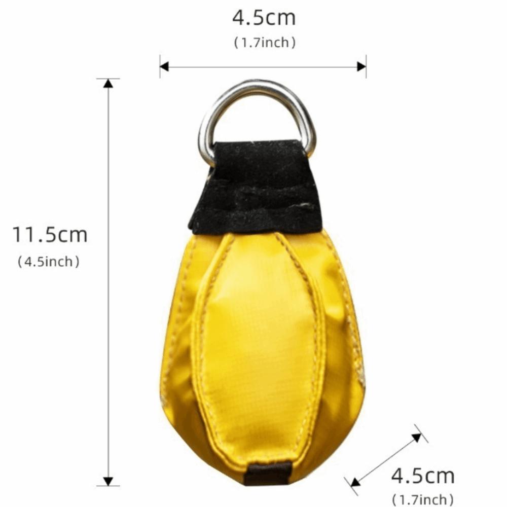 Stainless Steel Throwing Rope Sandbag PVC Oxford Climbing Rope Bag Caving Line Pouch  Tree Climbing
