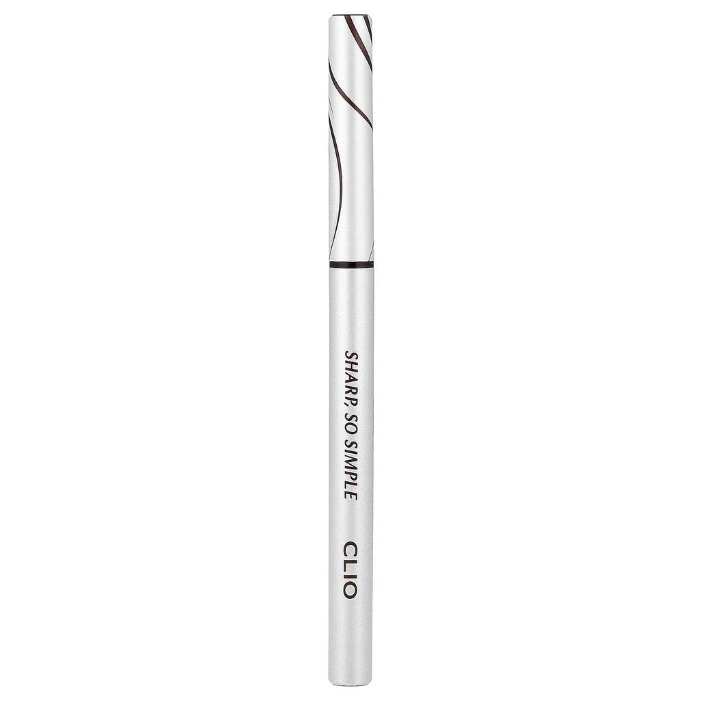 Clio Sharp, So Simple Waterproof Pencil Liner, 02 Brown, 0.14g (0.004oz)