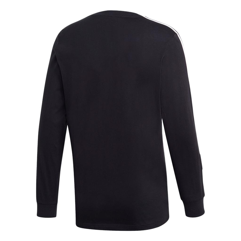 Adidas Originals Chile 20 Striped Soft Crew Neck Long Sleeve T-Shirt Men Tops Black GJ6774
