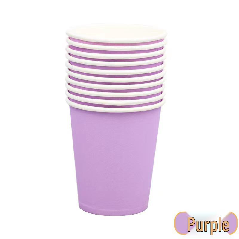 Vasos de Papel Rayados de Colores para Decoración de Fiesta y Celebraciones