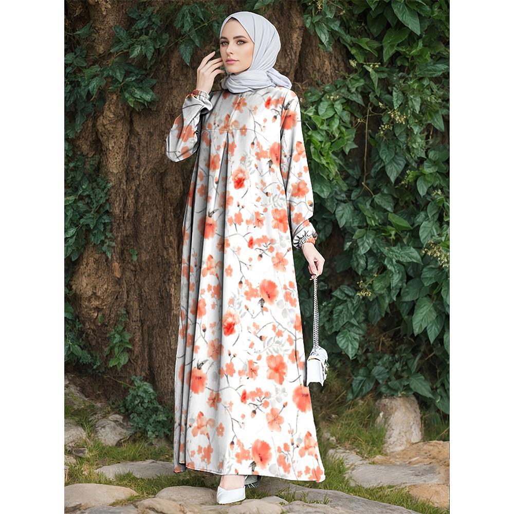 Muslimische Damenroben, lockerer Freizeitstil, einzigartiges Muster, geeignet für den täglichen Gebrauch, bequem und elegant, empfohlen im Jahr 2025