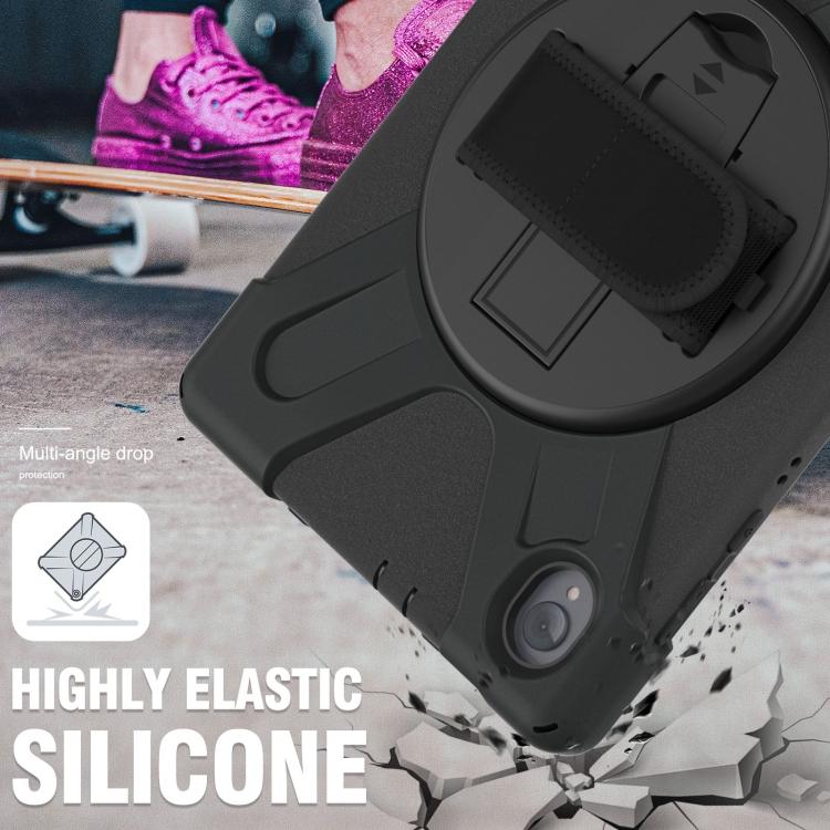 Für Lenovo Tab K10 / M10 Plus Silikon + PC-Schutzhülle für Tablet(Schwarz)