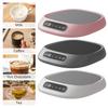 Ayarlanabilir Sıcaklıklı Elektrikli Fincan Isıtıcı Taşınabilir Kahve Çay Kupası Isıtıcı Kablosuz Taşınabilir İçecek Isıtıcı Ped Ofis Ev İçin